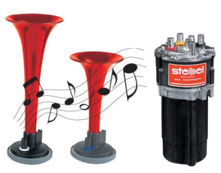 STEBEL MP2 MUSIC "France Police" 12V fanfáry