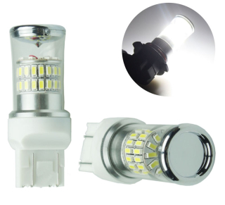 TURBO LED 12-24V s paticí T20 (7443), 48W bílá