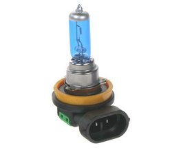 Halogen. žárovka 12V s paticí H16, Blue white 4300K