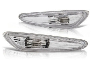 Boční blikače BMW E60/E61/E46/X3 03-07 chrom