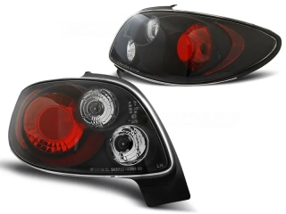 Zadní světla, světlomety, lampy Peugeot 206 CC, 1998-2007, čiré, černé