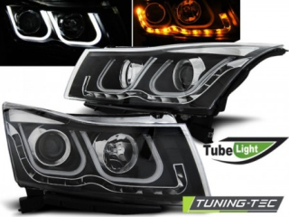 Světla přední CHEVROLET CRUZE 09-12 TUBE LIGHT BLACK