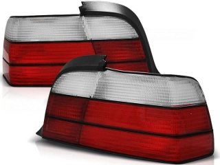 Zadní světla, lampy BMW E36 coupe, 1990-1999, bílé, červené