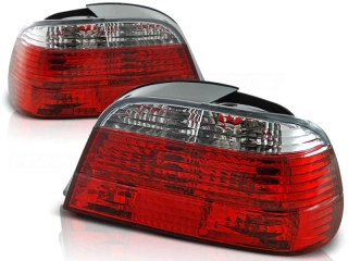 Zadní světla, lampy BMW E38 sedan, 1994-2001, čiré, červené