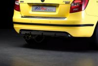 Difuzor zadního nárazníku - ABS černý, Škoda Fabia II. Combi