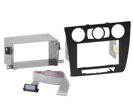 2DIN/1DIN redukce pro BMW 1 2007- s manuální klimatizací