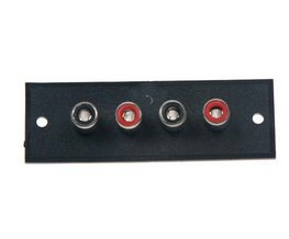4 RCA samice terminal 25 x 75 mm