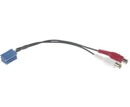 AUX vstup Blaupunkt - 2xCINCH samice/MINI ISO