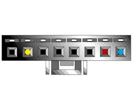 Kabel pro PIONEER 8-pin / ISO bílý