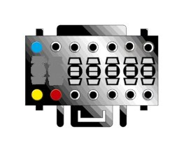 Kabel pro KENWOOD 14-pin / ISO malý