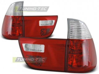 ZADNÍ SVĚTLA, LAMPY BMW X5 E53, 1999-2003, BÍLÉ, ČERVENÉ