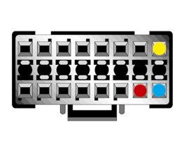 Kabel pro PANASONIC 16-pin / ISO