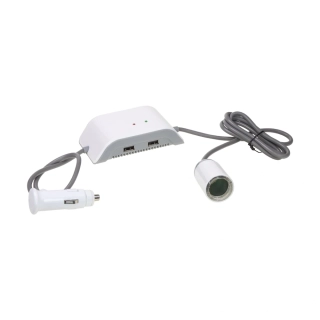 Podpěťová ochrana autobaterie, 2x USB