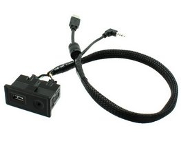 USB+JACK konektor Volkswagen Golf VII 2013-