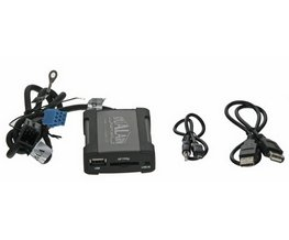 Adaptér pro ovládání USB zařízení OEM rádiem VW, Škoda, Seat ISO/AUX vstup