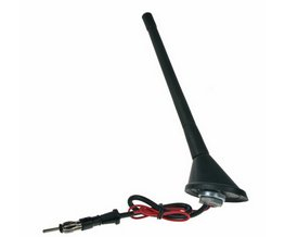MGB aktivní FLEX 60°AM-FM anténa Škoda, VW s DIN konektorem 18cm