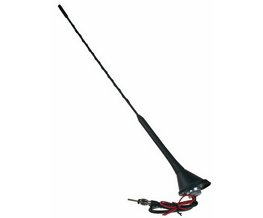 MGB aktivní FLEX 75°AM-FM anténa Škoda, VW s DIN konektorem 40cm