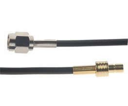 Anténní adaptér GPS SMB samec/SMA samec; RG174, 15 cm