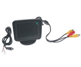 LCD monitor 3,5" černý na palubní desku