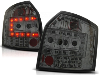 ZADNÍ SVĚTLOMETY, SVĚTLA, LAMPY LED AUDI A4, 2001-2004, COMBI, KOUŘOVÉ 