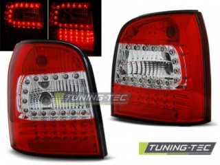 Světla zadní AUDI A4 94-01 AVANT RED WHITE LED