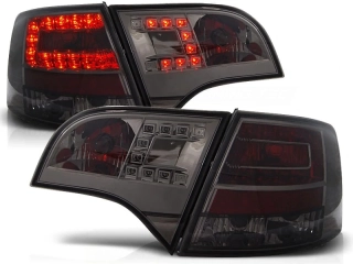 Zadní světlomety, světla, lampy LED Audi A4, 2005-2008, combi, kouřové