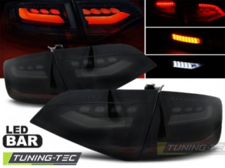 Zadní světla, světlomety, lampy Audi A4 B8 sedan, 2008-2011, LED bar, kouřové