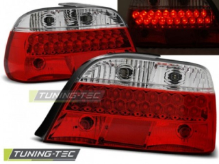 ZADNÍ SVĚTLA, LAMPY LED BMW E38, 1994-2001, ČIRÉ, ČERVENÉ