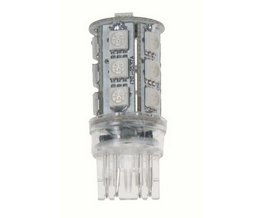 LED T20 (7443) oranžová, 12V, 18LED/3SMD