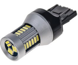 LED T20 (7443) bílá, 12-24V, 30LED/4014SMD - dvouvlákno