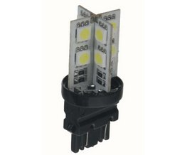 LED T20 (3157) bílá, 12V, 16LED/3SMD