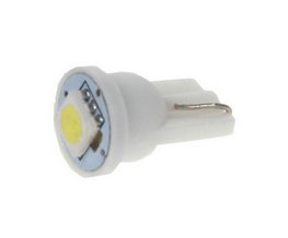 LED T10 bílá, 12V, 1LED/3SMD