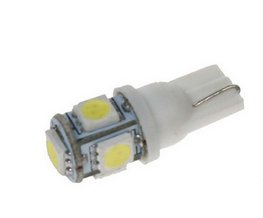 LED T10 bílá, 24V, 5LED/3SMD