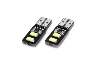 LED žárovka CANBUS 4SMD 5730 T10 (W5W) BÍLÁ, cena za 2 ks