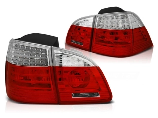 Zadní světlomety BMW E61, 2004-2007 Touring, Combi LED, červené, bílé