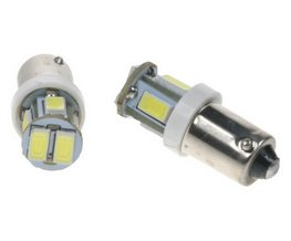 LED BA9s bílá, 12V, 6LED/3SMD