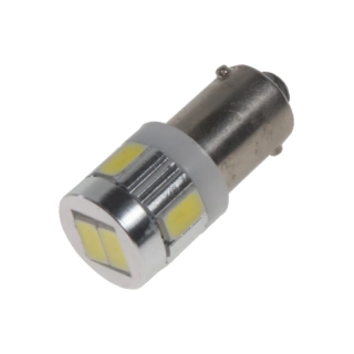LED BA9s bílá, 12-24V, 6LED/5630SMD