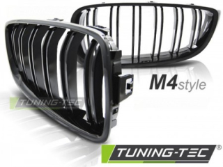 PŘEDNÍ MASKA, LEDVINKY BMW F32 M4 LOOK, LESKLÁ ČERNÁ