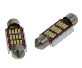 LED sufit (39mm) bílá, 12V, 12LED/4014SMD