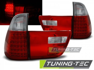 Světla zadní BMW X5 E53 09.99-06 RED WHITE LED