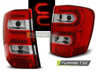 Světla zadní CHRYSLER JEEP GRAND CHEROKEE 99-05.05 RED WHITE LED