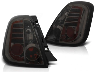 ZADNÍ SVĚTLA, SVĚTLOMETY, LAMPY FIAT 500, 2007-, LED KOUŘOVÉ