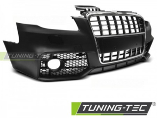 PŘEDNÍ NÁRAZNÍK AUDI A4, 2004-2008, S-LINE, CHROM BLACK