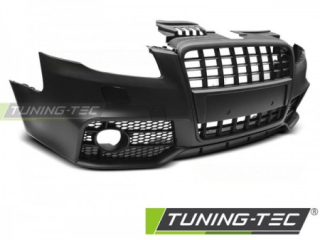 PŘEDNÍ NÁRAZNÍK AUDI A4, 2004-2008, S-LINE, MAT ČERNÁ BLACK
