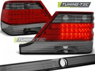 Světla zadní MERCEDES W140 95-10.98 RED SMOKE LED