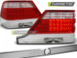 ZADNÍ SVĚTLA, LAMPY LED MERCEDES W140, S-CLASS, 1995-1998, ČIRÉ, ČERVENÉ