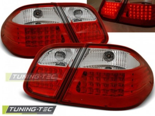 Světla zadní MERCEDES W208 CLK 03.97-04.02 RED WHITE LED