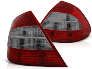 Zadní světla, světlomety, lampy LED Mercedes CLK W208, 1997-2002, kouřové