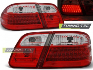 Světla zadní MERCEDES W210 95-03.02 RED WHITE LED