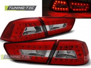 Světla zadní MITSUBISHI LANCER 8 SEDAN 08-11 RED WHITE LED